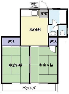 【間取り】 | ミナミハイツ
