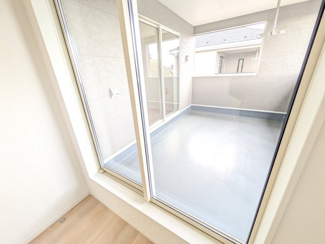 常陸大宮市姥賀町　第3　新築戸建て　3号棟のバルコニー