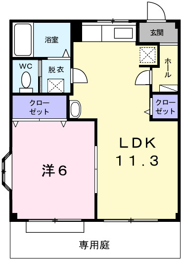 スカイハイツⅢの間取り
