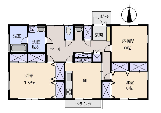 南伊豆町　加納の間取り