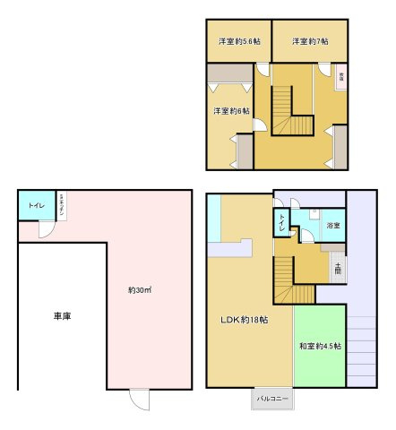 甲陽園本庄町の間取り