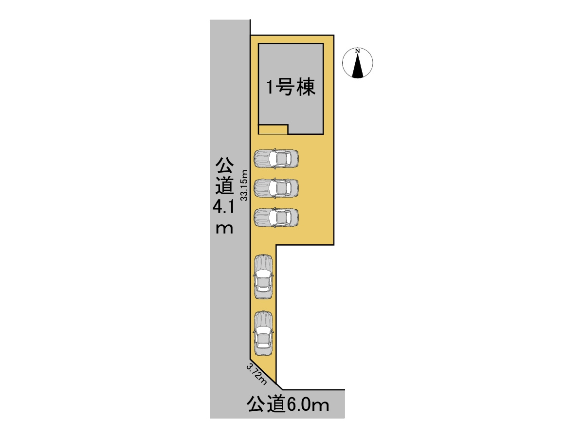 リーブルガーデン　羽島郡岐南町薬師寺　全1区画分譲の区画図|■区画図
■YAMADA電機の　ヤマダ不動産　株式会社リライフ　
いつでもお問合わせ下さい。