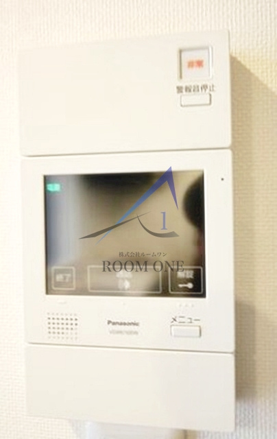 プレール・ドゥーク平和台のセキュリティ|モニター付きインターホンです。