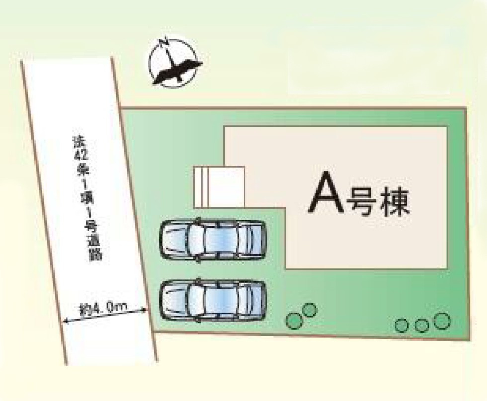 【新築戸建】高崎市筑縄町24番　の区画図|■区画図