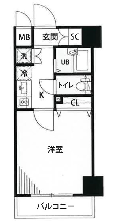 Le-lion Shinjuku-Ochiaiの間取り|間取りです。