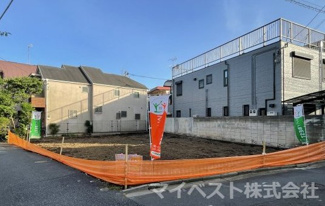 【前面道路含む現地写真】 | 中野区江原町3丁目　売地　全2区画