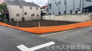 【前面道路含む現地写真】 | 中野区江原町3丁目　売地　全2区画