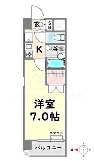 【間取り】 | レジデンスフクザワⅡ【名古屋市賃貸・宅配ボックス】