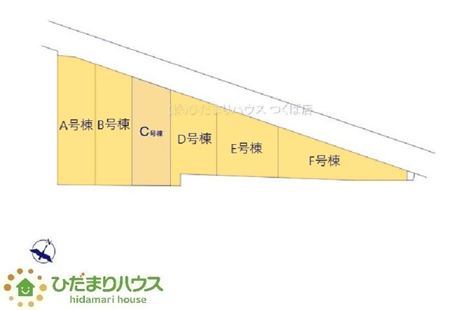 【区画図】 | ひたちなか市足崎1474番　新築戸建　B号棟 | 閑静な住宅街にございます。