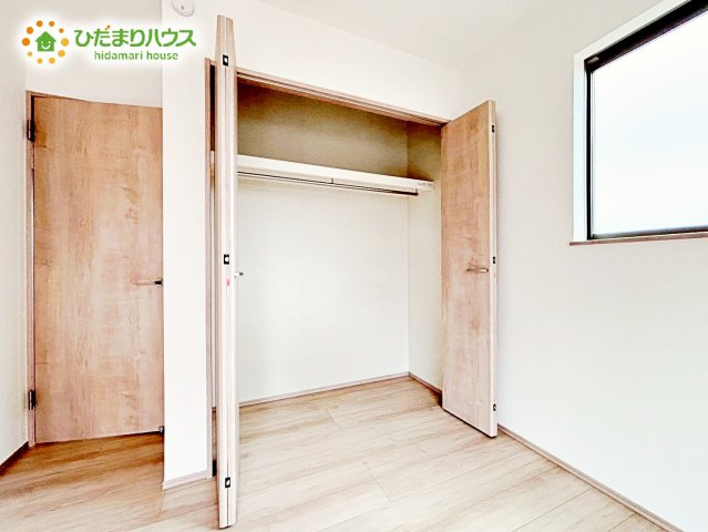 【収納】 | ひたちなか市足崎1474番　新築戸建　B号棟 | クローゼットタイプの収納は荷物がどこにあるかすぐに見つかります！