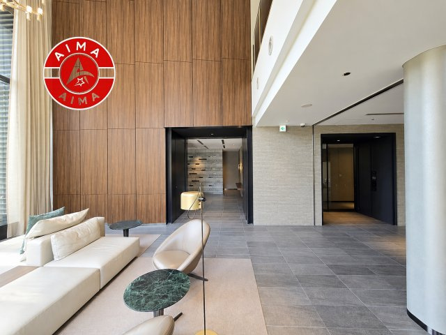 アイランドシティオーシャンフォレストタワーレジデンスEASTのエントランス|建物の内部です。