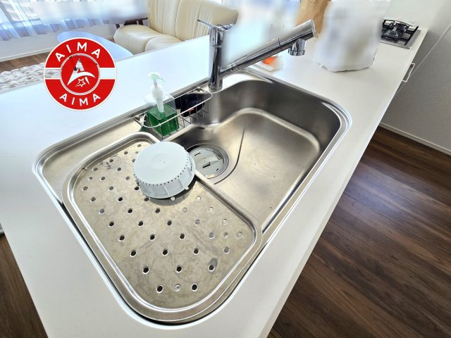 アイランドシティオーシャンフォレストタワーレジデンスEASTの設備|水切り板もあり洗い物が楽になります。