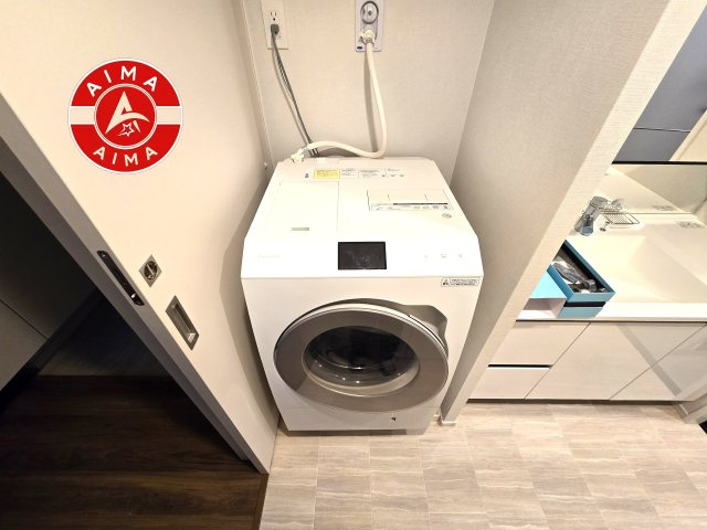アイランドシティオーシャンフォレストタワーレジデンスEASTのランドリースペース|ランドリースペースとなります。広々して有効的にご使用できます。