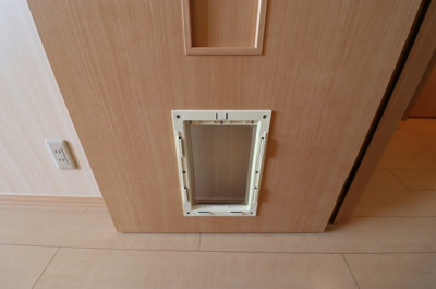  | アミューズＡ・Ｂ B | ペットが出入りできるドア