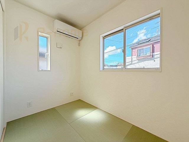 土浦市都和第3　新築戸建て　1号棟の和室|フローリングより衝撃が少ない和室は、ご両親のお部屋やキッズスペース、客間としても活用頂けます。