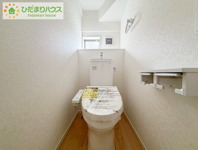 郡山市富田町第20　新築戸建　1号棟のトイレ|トイレは1F、2F共に完備！取り合いになることがありませんね(^^)/