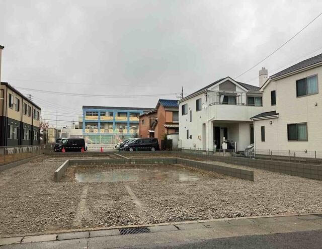 名古屋市緑区浦里１丁目の新築一戸建の前面道路含む現地写真|現地土地写真（造成工事中）