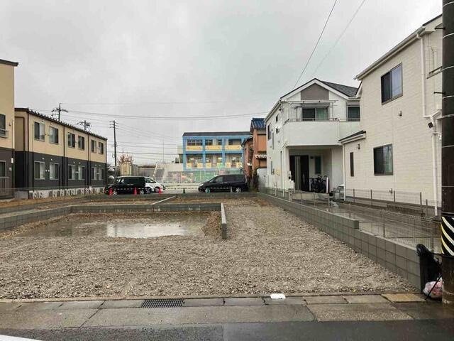 名古屋市緑区浦里１丁目の新築一戸建の駐車場|現地土地写真（造成工事中）