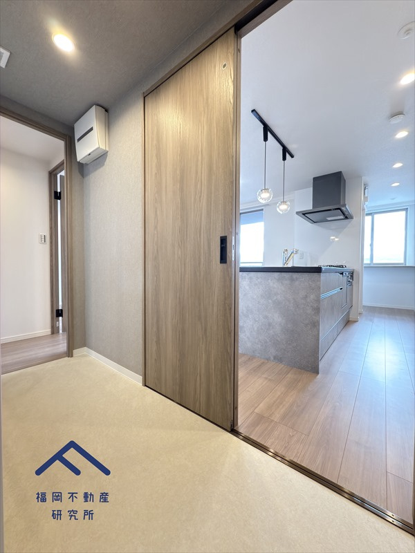 コアマンション春日ネクステージのランドリースペース|同社施工事例です