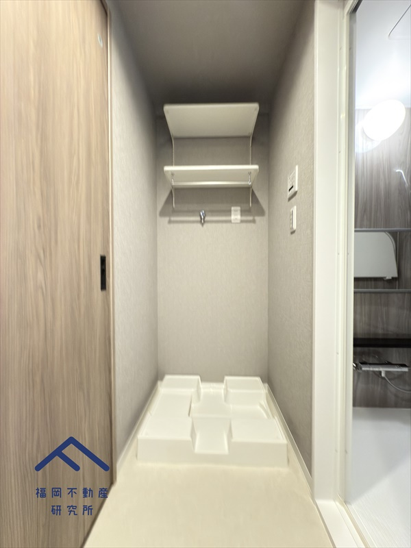 コアマンション春日ネクステージのランドリースペース|同社施工事例です