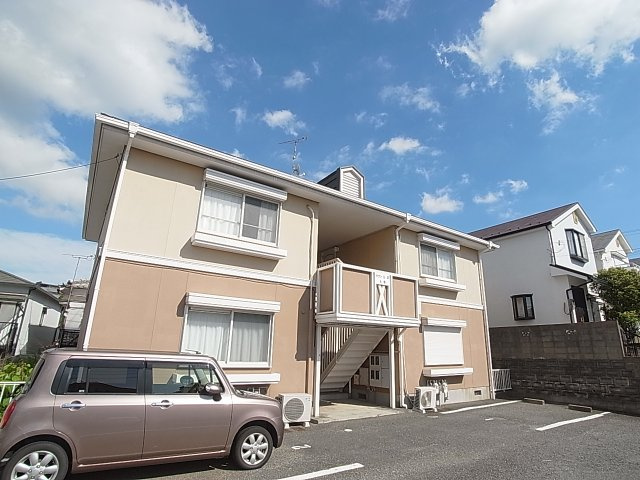 サザン五葉A棟の外観|可愛らしい外観のハイツ