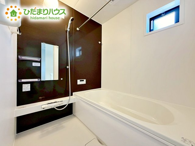 【浴室】 | 水戸市堀町2期　新築戸建 | 清潔感のある浴室はゆったり浸かれて日頃の忙しさから解放してくれます(^^♪