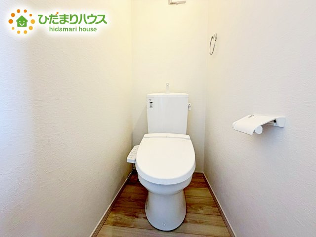 【トイレ】 | 水戸市堀町2期　新築戸建 | 節水できるトイレで、少ないお水でもしっかりと洗浄してくれます！