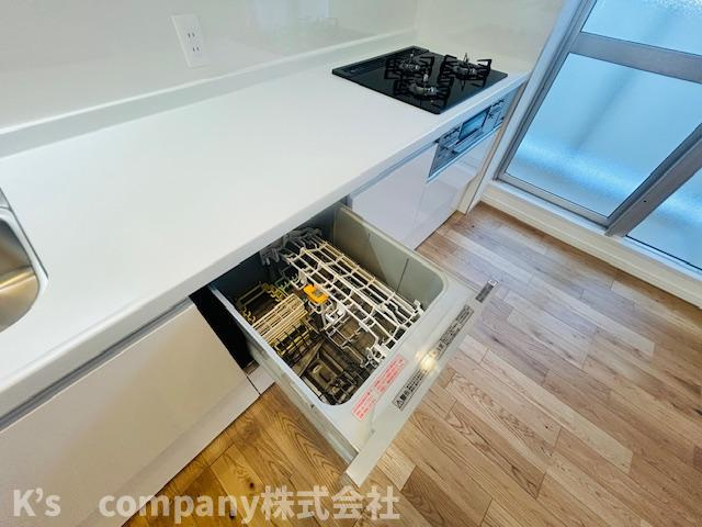 茅ヶ崎市中海岸4丁目　エミネンス茅ヶ崎3号棟のキッチン|時間短縮に便利な食洗器機き◇◇