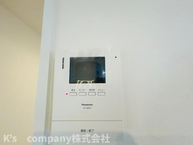 茅ヶ崎市中海岸4丁目　エミネンス茅ヶ崎3号棟の防犯設備|訪問者の顔が見えて安心です♪