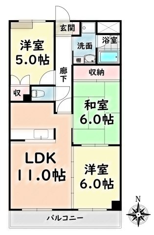 【間取り】 | 藤苑北山【名古屋市賃貸・オートロック】