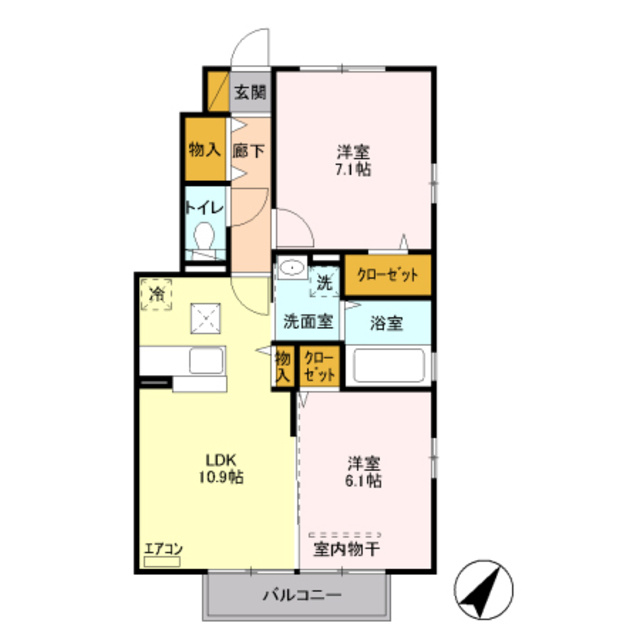 マルベリーの間取り|間取図です！