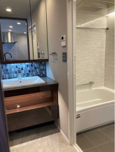 グランドゥールプレミアム代々木大山の独立洗面台