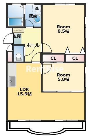 DYNASTY古知野の間取り