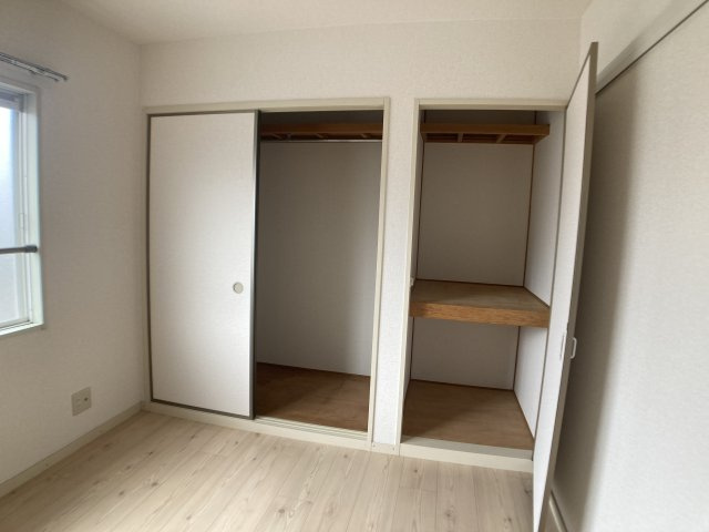 サザン五葉C棟の収納|各居室収納完備