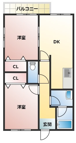 【間取り】 | マンションフェリス