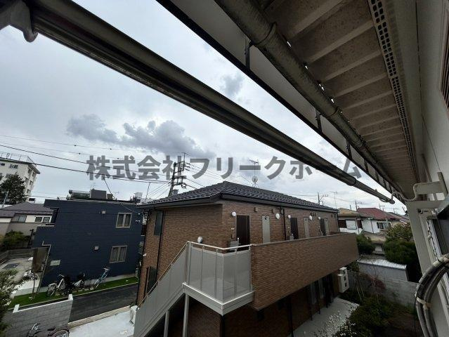 恵林ハイツのバルコニー