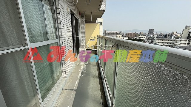グランピア六ツ門のバルコニー
