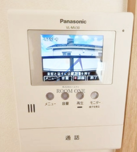 N・Kハイツのセキュリティ|モニター付きインターホンです。