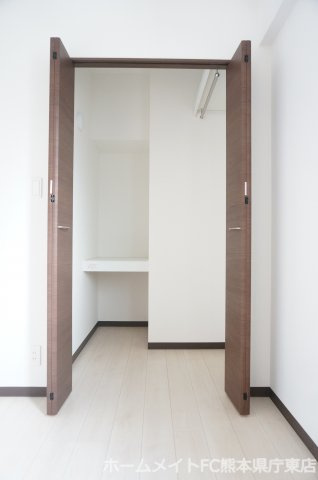 熊本市東区神水本町の賃貸マンションの収納