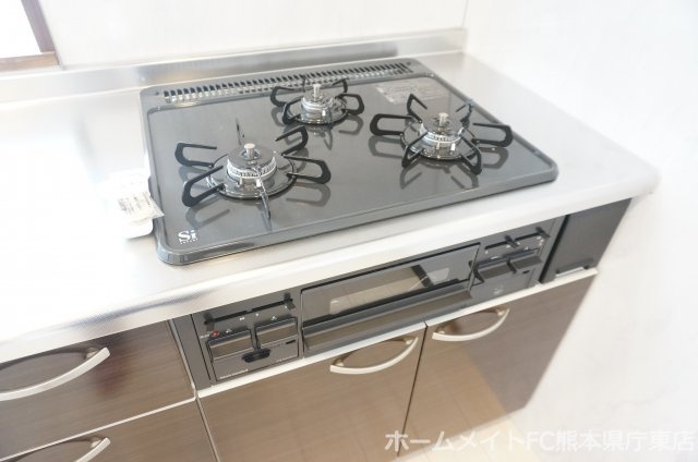 熊本市東区神水本町の賃貸マンションのキッチン