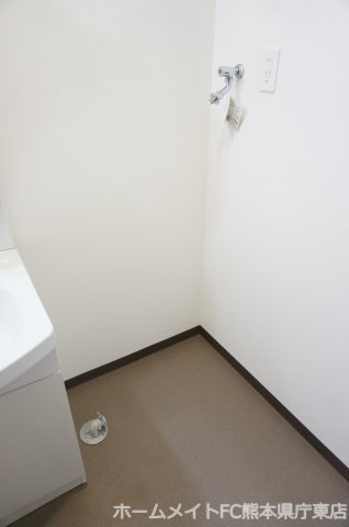 熊本市東区神水本町の賃貸マンションの洗面所
