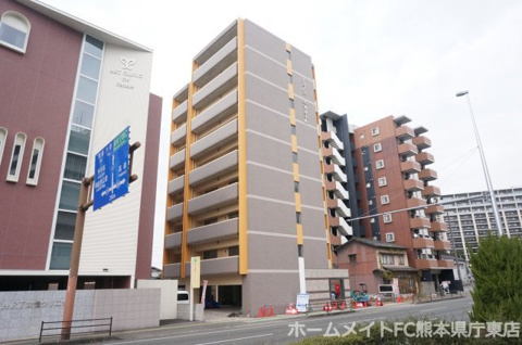 熊本市東区神水本町の賃貸マンションの外観