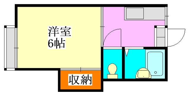 【間取り】 | ロータスハイツB棟