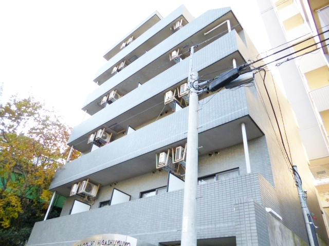 スカイコート東十条の外観|外壁タイル張りの綺麗なマンションです♪