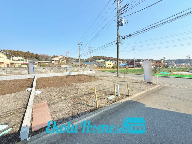 青梅市木野下第３期　2号棟の前面道路含む現地写真|前面道路含む現地写真です