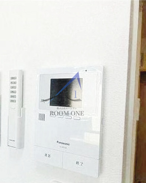 ハーモニーテラス宇喜田町のセキュリティ|モニター付きインターホンです。