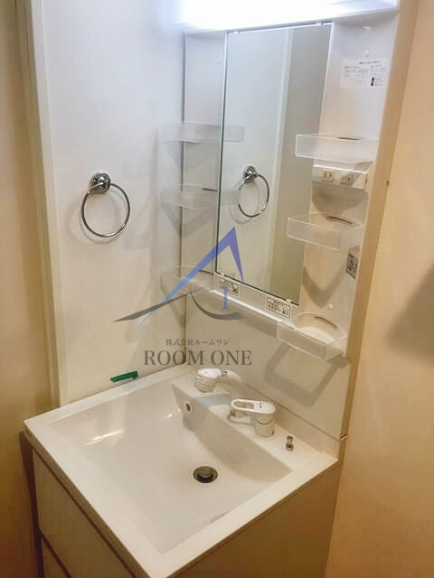 ハーモニーテラス宇喜田町の洗面所|洗面台です。