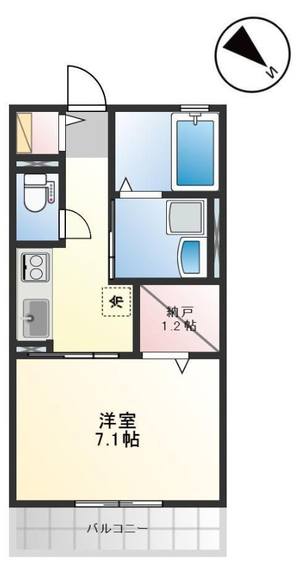 ハイム　アイリーの間取り