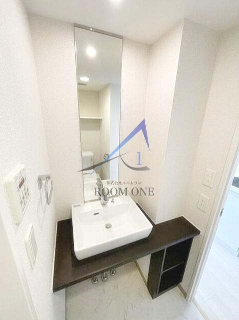 プレール・ドゥーク亀戸Ⅴの洗面所|洗面台です。