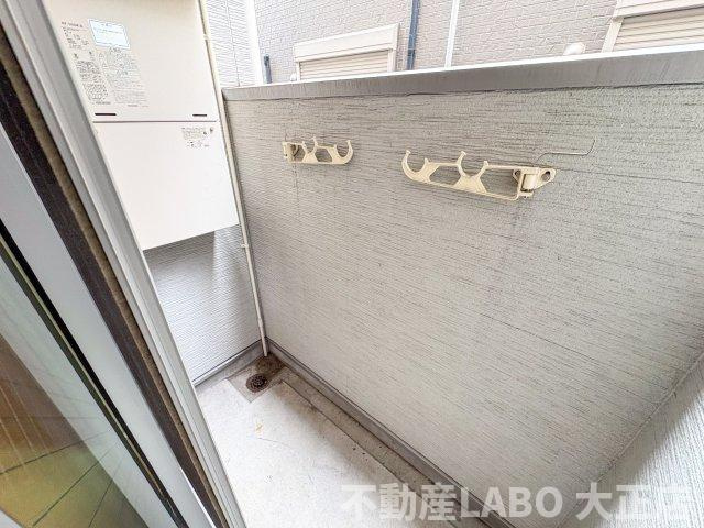 アクセル住之江のバルコニー